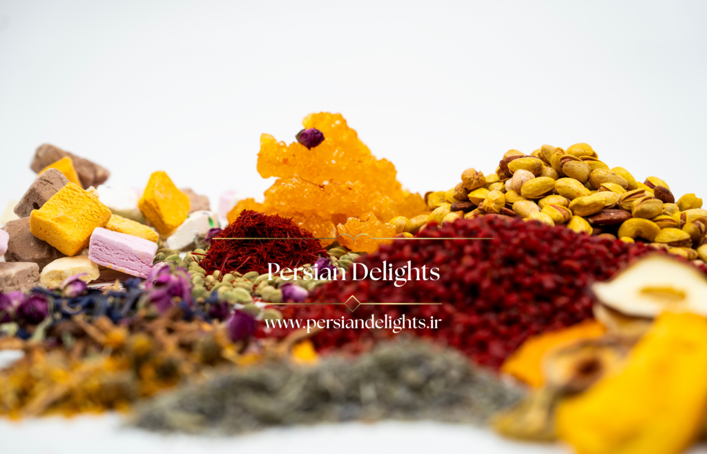 راهنمای خرید هدیه شب یلدا با محصولات ایرانی مثل زعفران، آجیل، زرشک